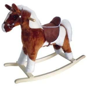  New Pinto Horse w/brown Saddle Toys & Games