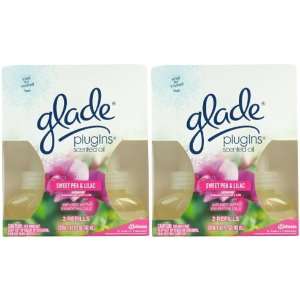  Glade Plugins Scented Oil Refill Lilac 2 Count (Pack of 6 