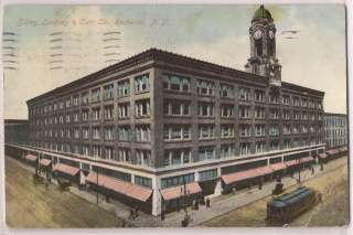   NY Postcard Sibley Lindsay & Curr Co Building Street View 1910 Postmar