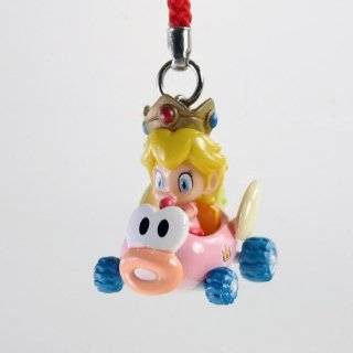  Baby Mario Kart Keychain   Baby Peach in a Cheap Cheap Kart by Yujin