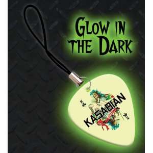   Slash Premium Glow Guitar Pick Mobile Phone Charm: Musical Instruments