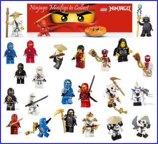 Lego Ninjago BULK Minifig   Kai Dx + cole dx + jay dx + Dragon Sword 