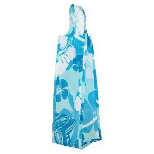    Hawaiian Wine Bottle Tote Bag Eco Style Blue: Kitchen & Dining