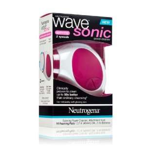  Neutrogena Wave Sonic Power Cleanser with 14 Foaming Pads 