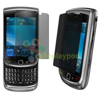   use your Blackberry Torch 9800 with firm touches on the privacy filter