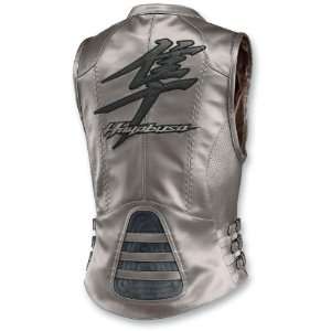    Icon Womens Bombshell Hayabusa Leather Vest 