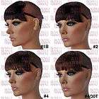 more options human hair clip on in bangs fringes new