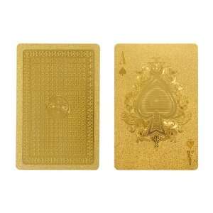  IDEA   Gold Playing Card Set