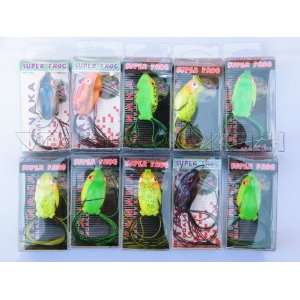  hot 100pcs pack 15g 40mm frog baits fishing lures topwater 