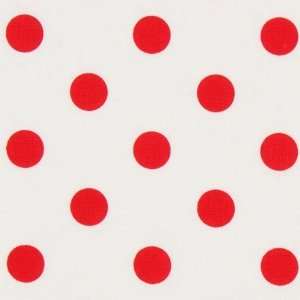   Michael Miller fabric red polka dots (Sold in multiples of 0.5 meter