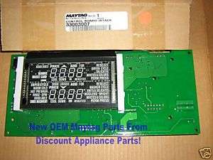 MAYTAG Dryer Control Board #33003007 New Factory Part  