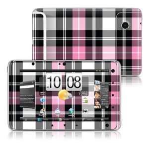  HTC Flyer Skin (High Gloss Finish)   Pink Plaid Cell 