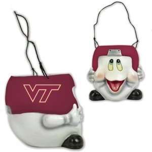  Virginia Tech Hokies NCAA Halloween Ghost Candy Bucket (6 