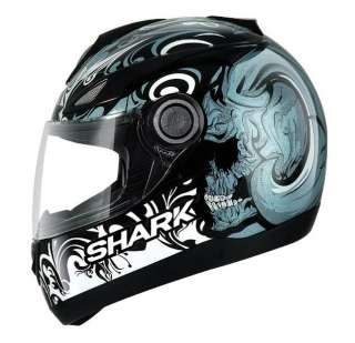 SHARK S500 Skully Motorcycle Crash Helmet Small KQW  