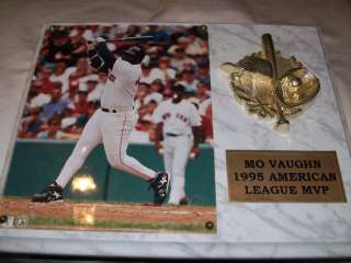 Mo Vaughn 1995 MVP Baseball Plaque Boston Red Sox RARE  