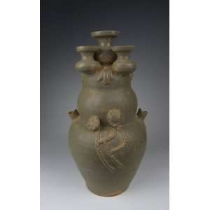  One Large Yue Ware Porcelain Vase, Chinese Antique 