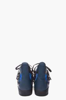 Raf Simons Blue Multi lace Sneakers for men  