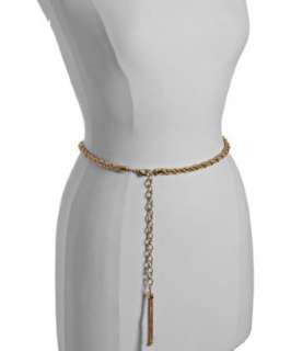 Fashion Focus gold rope chain belt   