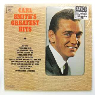CARL SMITH Carl Smiths Greatest Hits LP NM  VG++  