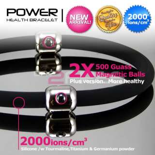   Titanium Ionic Plus Magnetic Bracelet Balance Band 6 Color U Pick