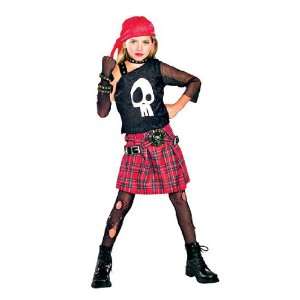  Punk Skull Diva Kids Costume Toys & Games