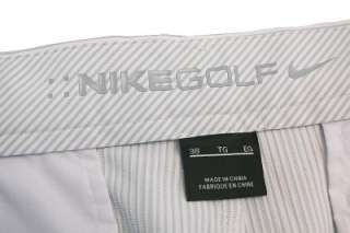 BRAND NEW Nike Dri Fit Stripe Golf Shorts White Wolf Grey Multiple 