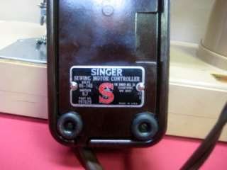 Vintage Singer Slant Needle 404 Sewing Machine with Case  