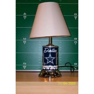  Dallas Cowboys License Plate Desk/Table Lamp: Sports 