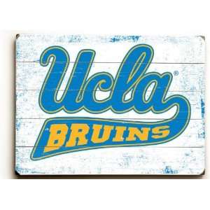 Sign: University of California Los Angeles, Bruins by unknown. Size 40 