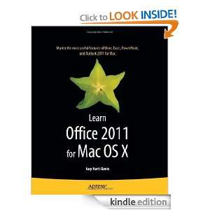 Learn Office 2011 for Mac OS X Guy Hart Davis  Kindle 