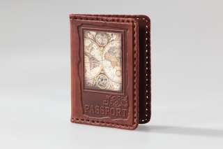 Leather CASE PASSPORT COVER HOLDER+GIFT  