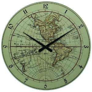  Antique Map 24 Wide Wall Clock