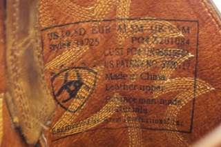 68B MENS NICE Ariat 34725 Brown Heritage Distressed Leather COWBOY 