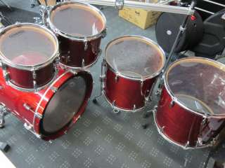 Pearl Limited Edition African Mahogany Drum Set Double Bass  