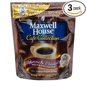 Maxwell House Cafe Collection Coffee Pods, French Roast Bold 