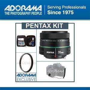 Pentax SMCP DA 35mm f/2.4 AL Wide Angle AF Lens #21987  BUNDLE  w/UV 