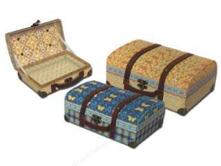 Punch Studio Nesting Boxes Small Trunk Storage Sewing Crafts CHOOSE 