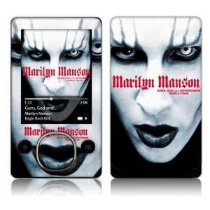   Microsoft Zune  80GB  Marilyn Manson  Manson Guns Skin  Players