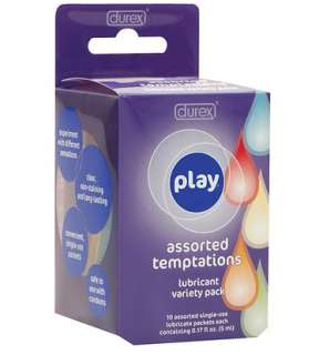 Durex Play Assorted Temptations Lubricant Variety Pack  