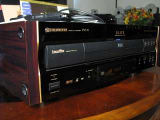 Pioneer Elite DVL 91 Laser Disc DVD Player w Remote Manual Bonus LDs 