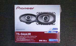 PIONEER TS G4643R 4 X 6 2 WAY COAXIAL CAR SPEAKER  