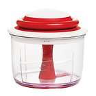 chef n veggichop hand powered food chopper cherry color expedited
