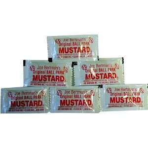 Bertman Original Ball Park Mustard Portion Control Packages, Approx 