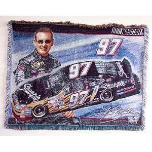 Kurt Busch 48x60 NASCAR Racing Throw Blanket:  Sports 