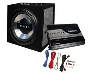 New Synergy Series SS12P 800W 12 Subwoofer Box w/Amp  