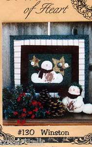 Christmas Snowman wall quilt pattern gingerbread boy  