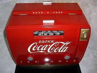 Antique Radio, 1948 Coke Crosley Tube Radio, Art DECO  