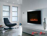XL Large 35x22 1500W Adjustable Heat Electric Wall Mount Fireplace 