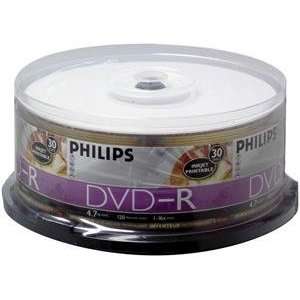  Philips USA DV6MP/30 16x Write Once DVD R Spindle with 