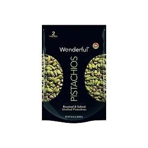 Wonderful Pistachios, Shelled, 32oz (Pack of 1)  Grocery 
